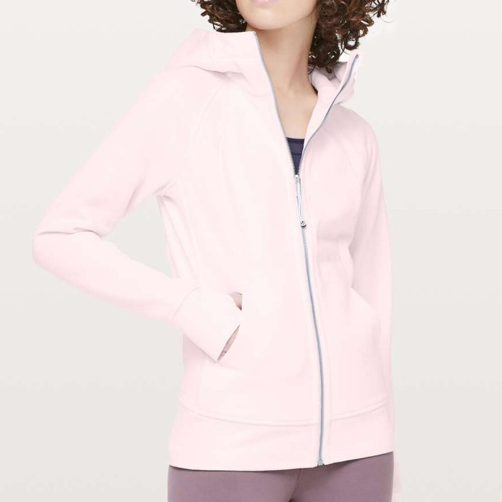 Lululemon Scuba Hoodie Light Cotton Fleece - Flutterby Pink
